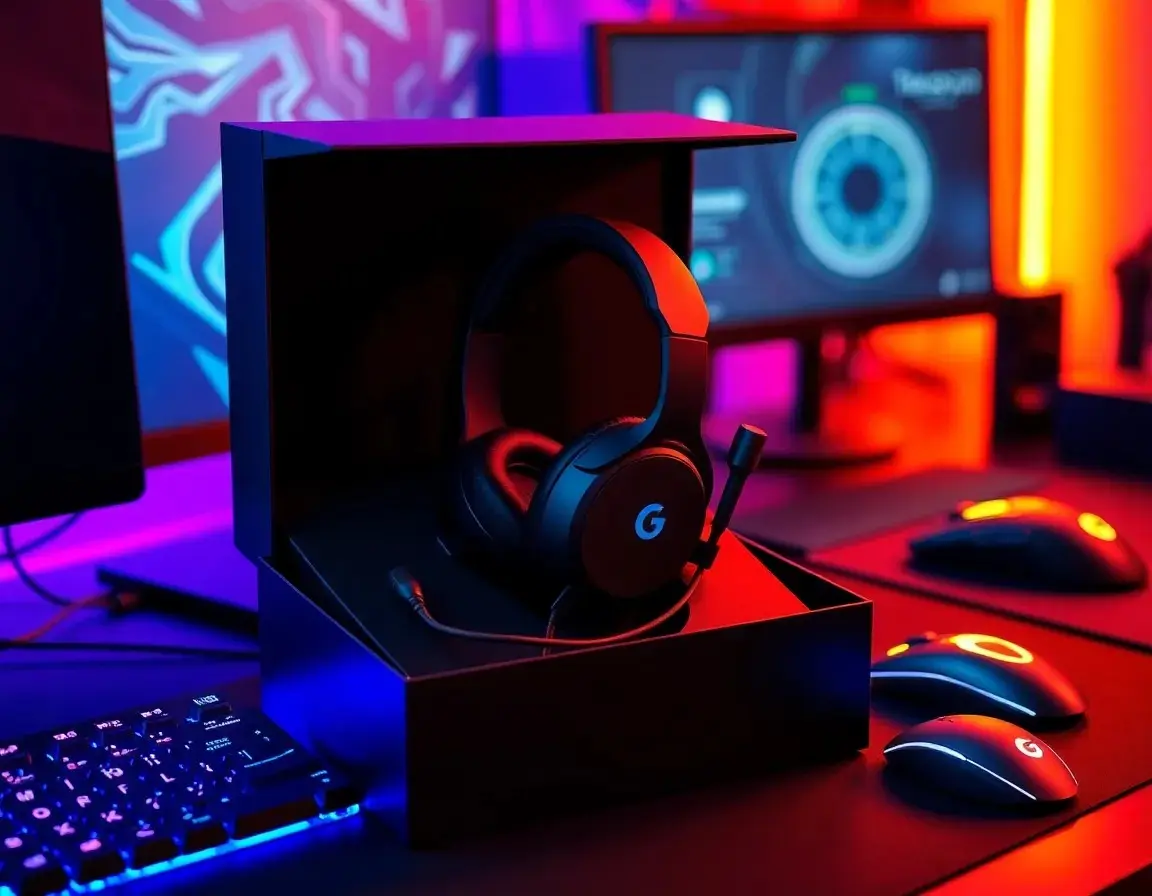 Kabelloses Gaming-Headset mit Mikrofon