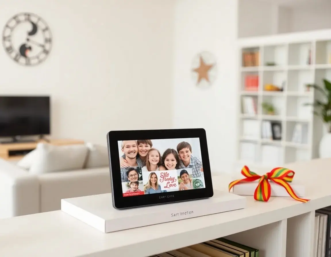 Smarter digitaler Fotorahmen mit Wi-Fi