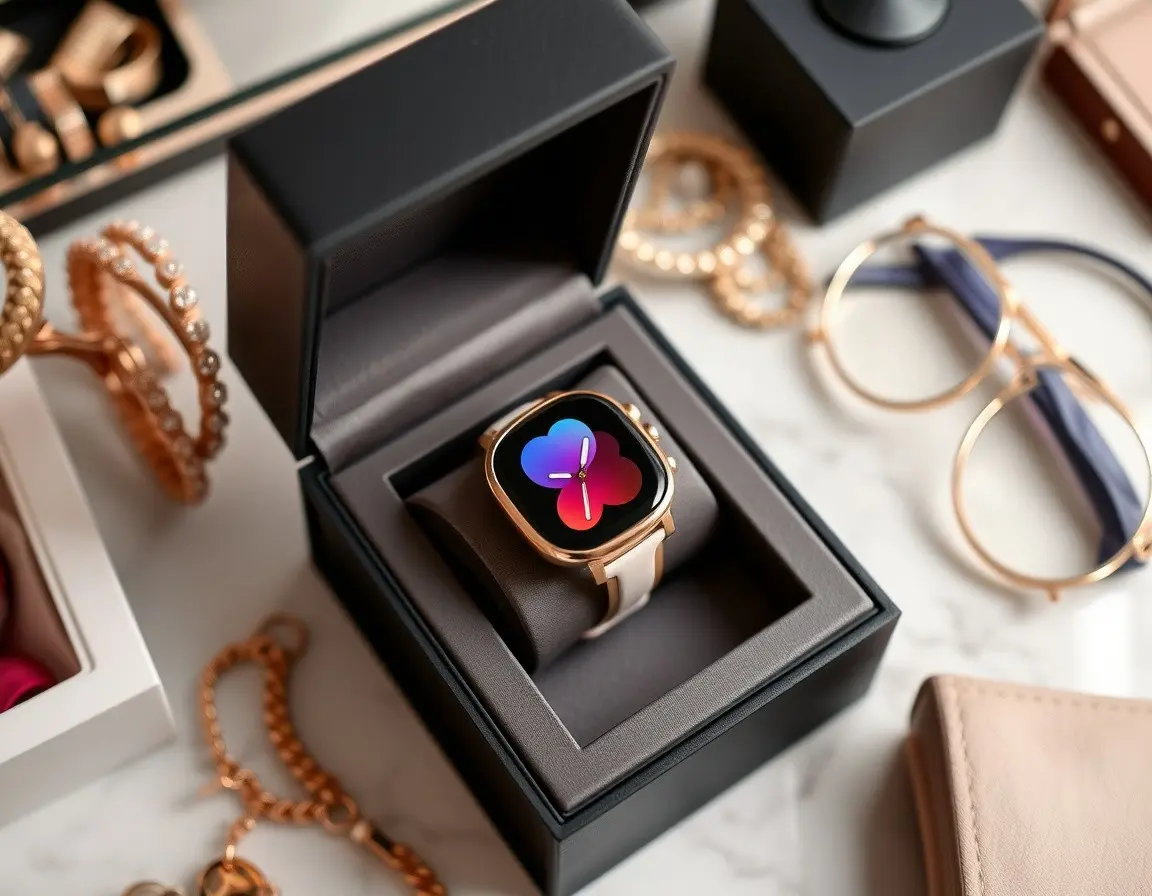 Stylish Women's Smartwatch Fitness Tracker