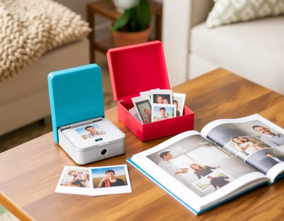 Compact Portable Instant Photo Printer