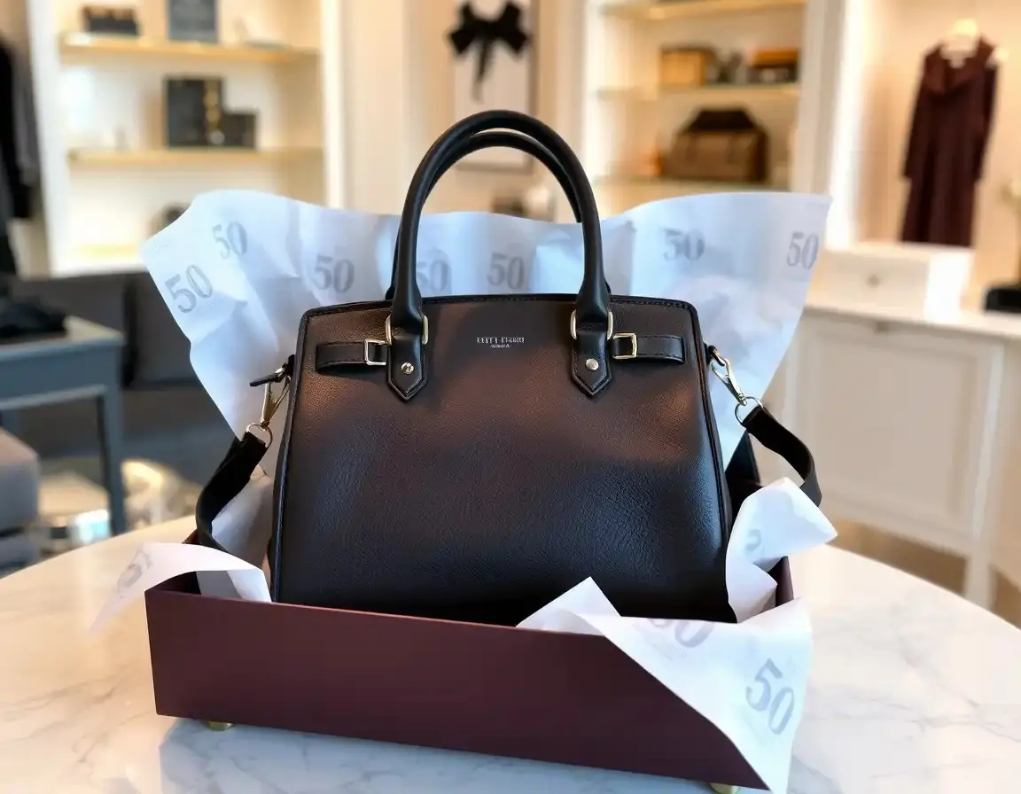 Hochwertige Lederhandtasche