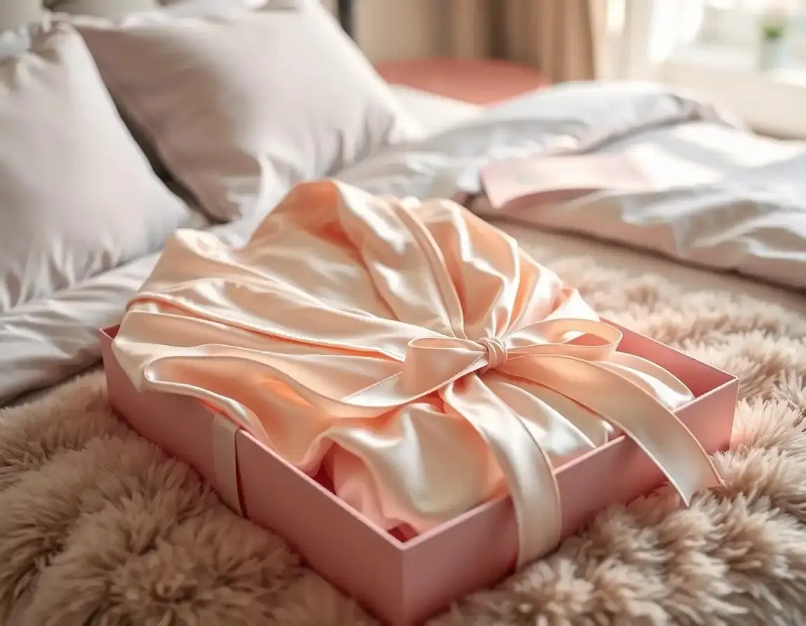 Hochwertiger Seiden-Bademantel