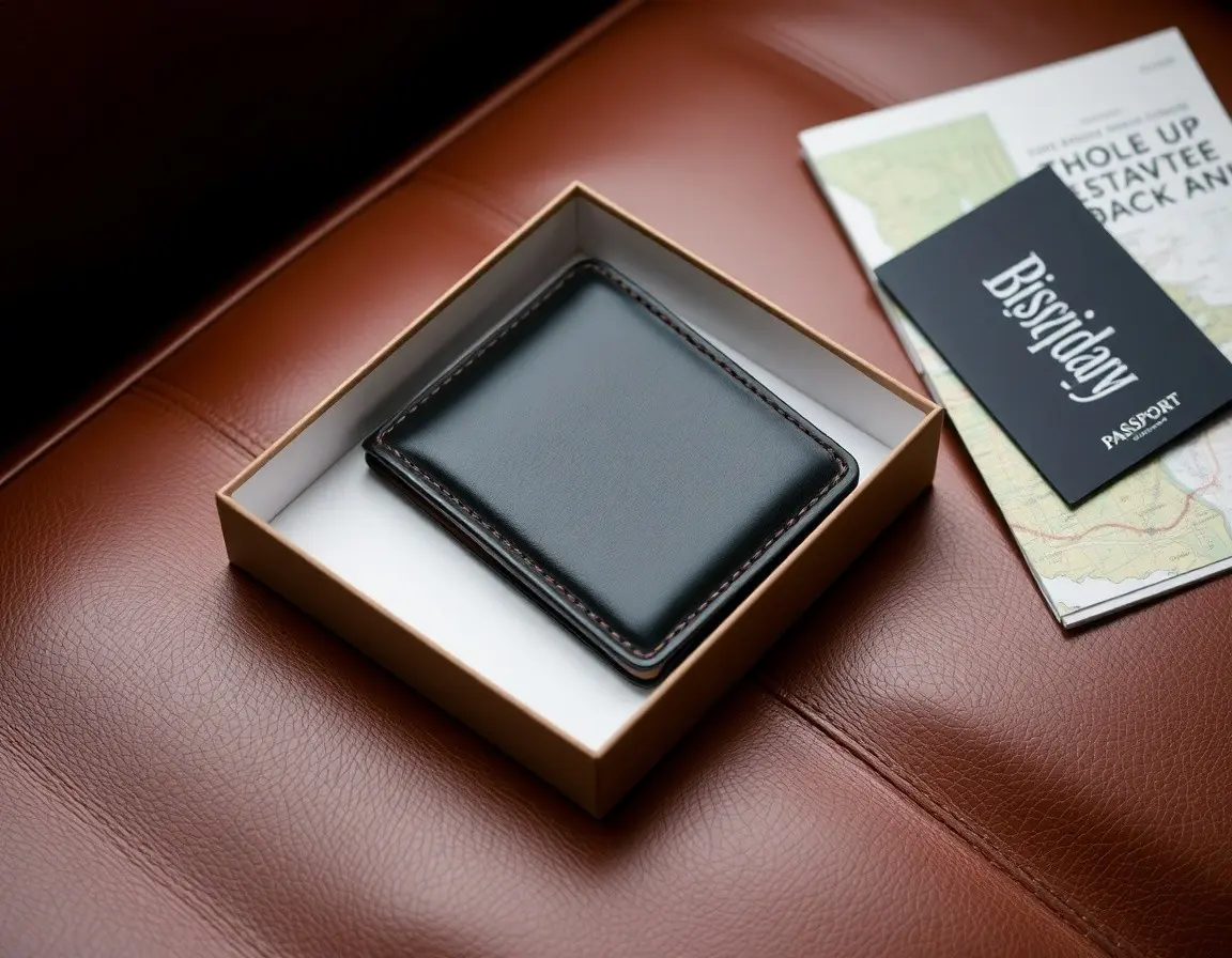 Hochwertige Ledergeldbörse für Männer