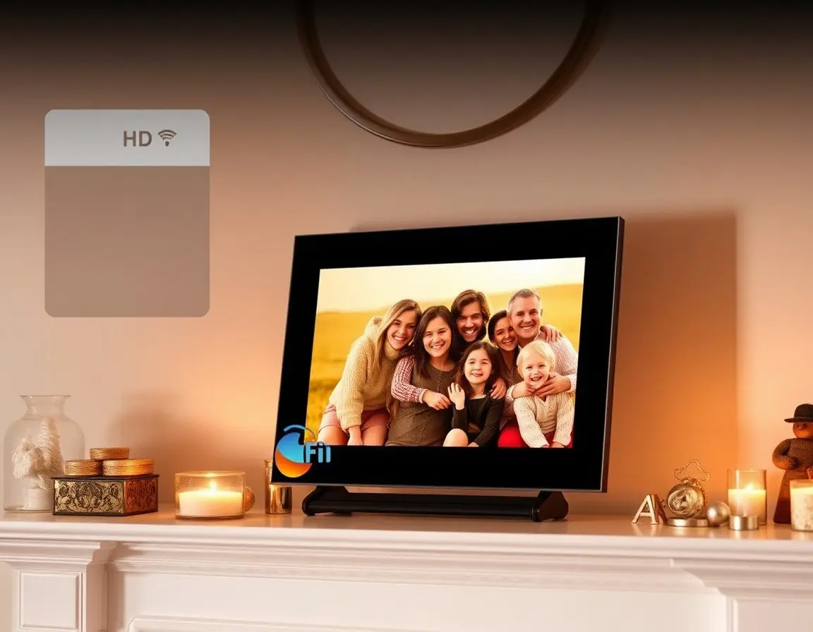 Großer HD Digitaler Fotorahmen