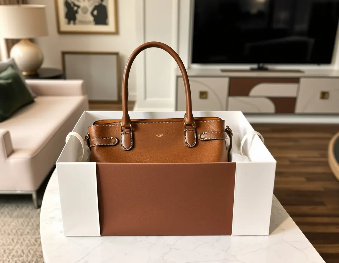 Hochwertige Lederhandtasche