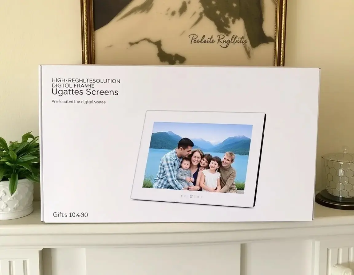 Digitaler Fotorahmen mit großem Bildschirm