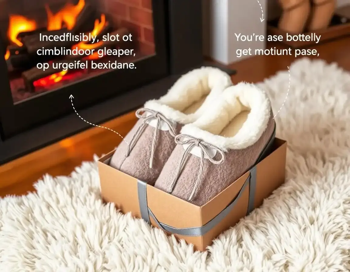 Rutschfeste Premium-Hausschuhe für drinnen