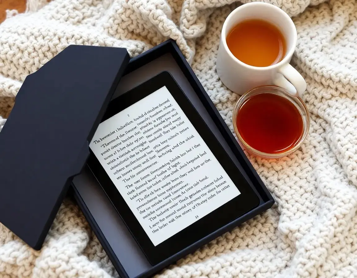 E-Reader mit Hintergrundbeleuchtung