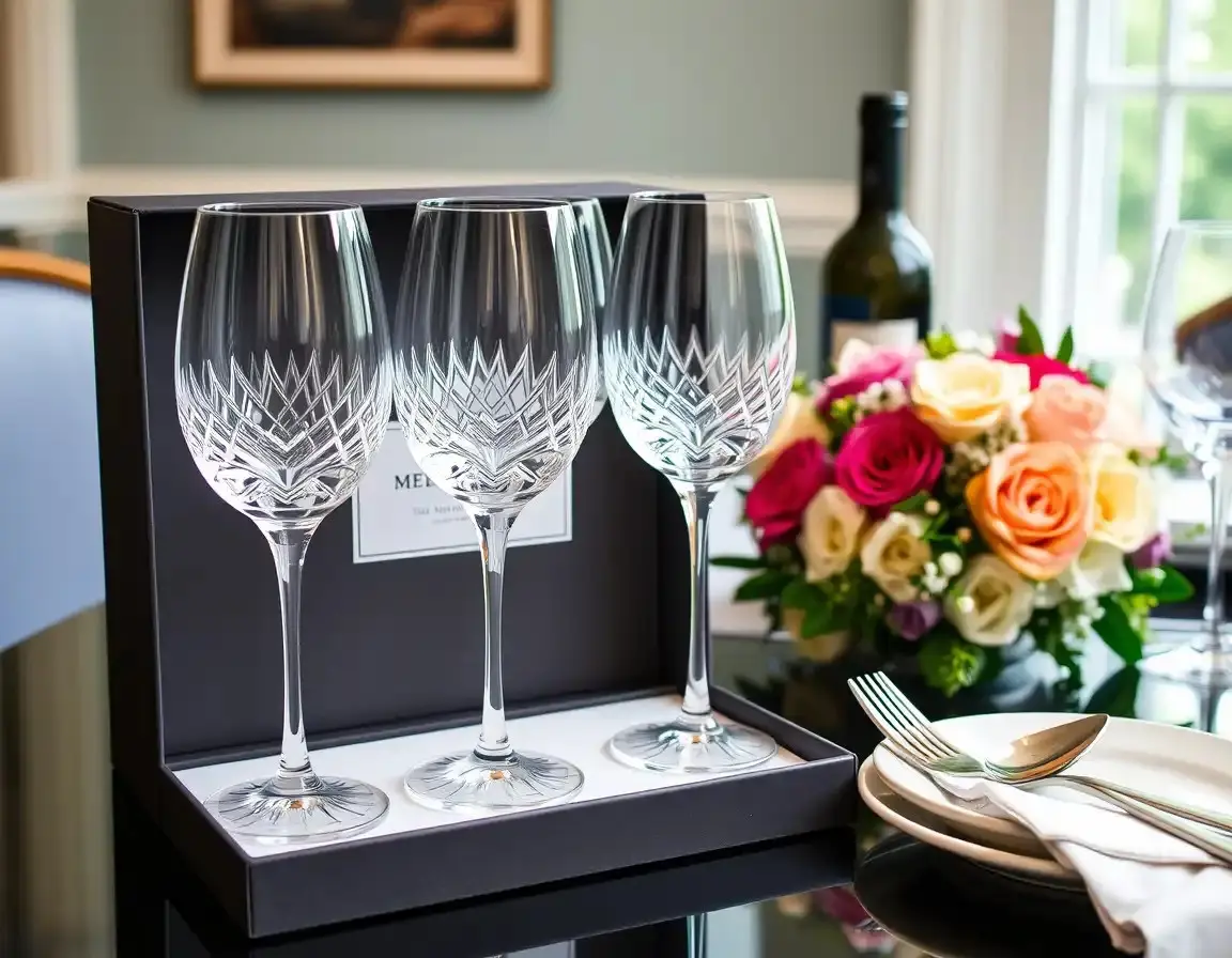 Set eleganter Weingläser