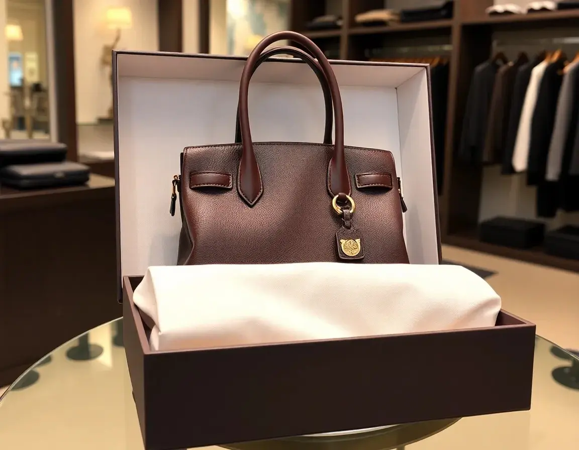 Hochwertige Leder-Handtasche