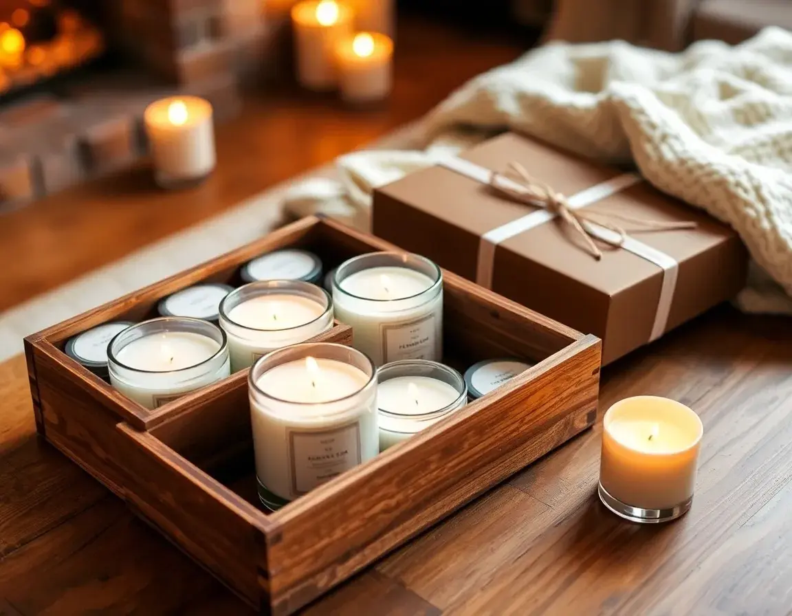 Premium Sojawachs Kerzen Set