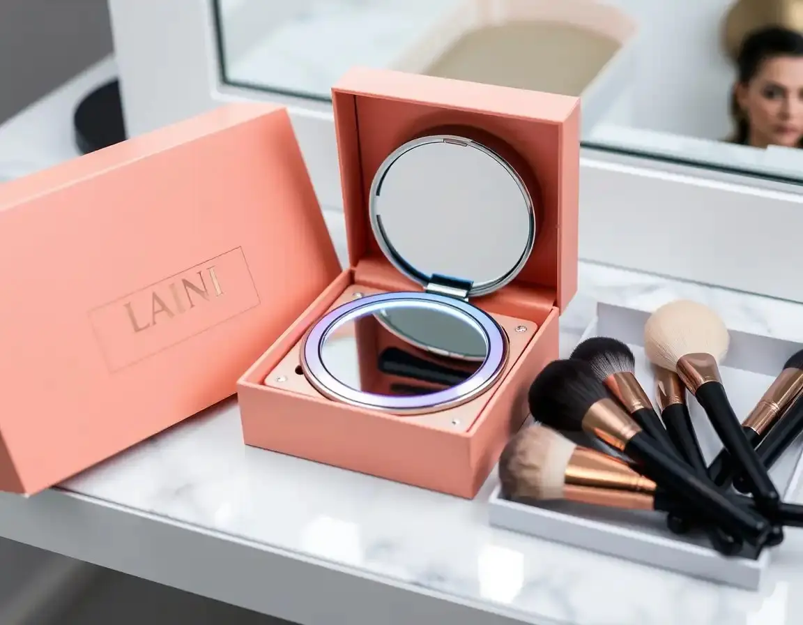 LED Schminkspiegel für unterwegs