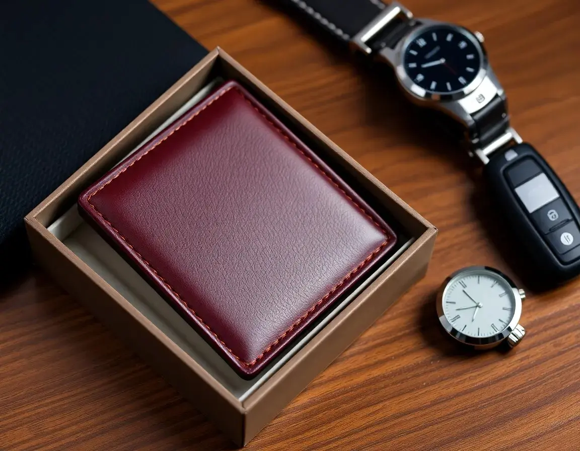 Echtleder RFID-Geldbörse