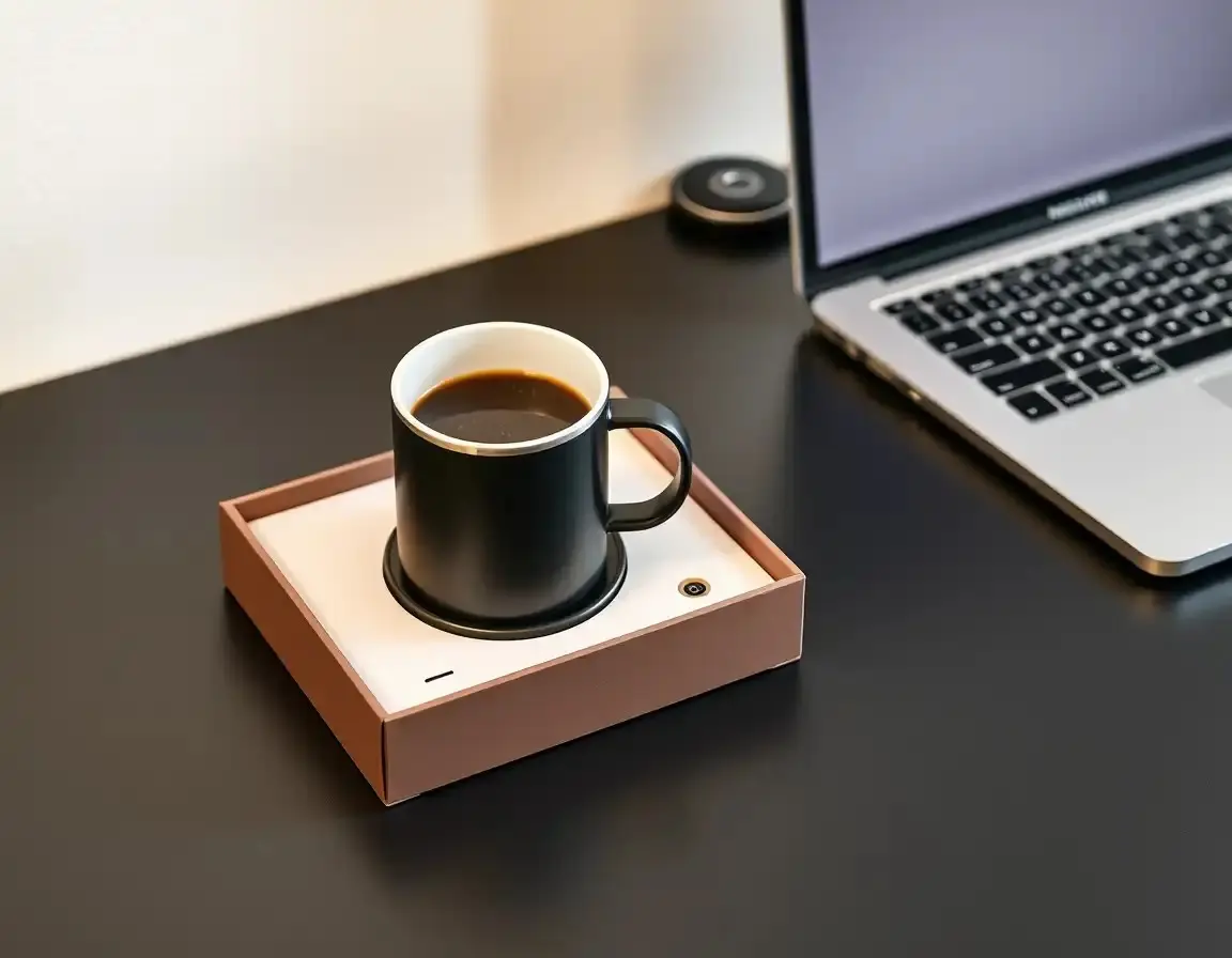 Beheizte Kaffeetasse mit Wireless Charger