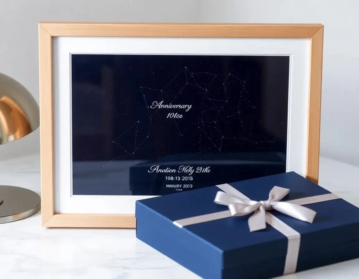 Personalisiertes Sternenkarten-Poster