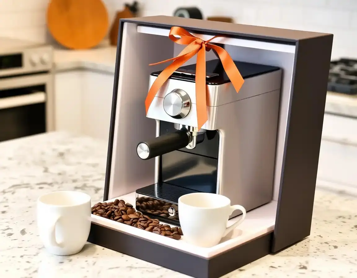 Kompakte, automatische Espressomaschine