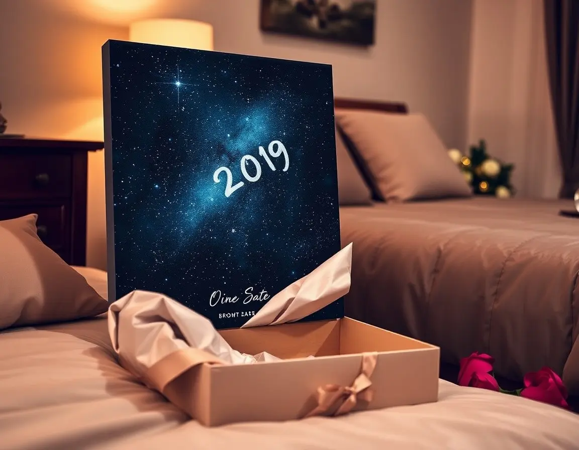 Personalisierter Sternenhimmel-Druck als Jahrestagsgeschenk