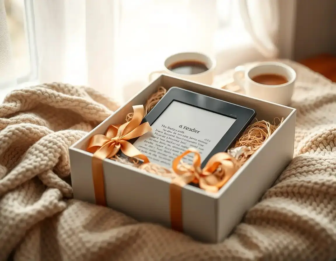 E-Reader mit Hintergrundbeleuchtung und großem Display