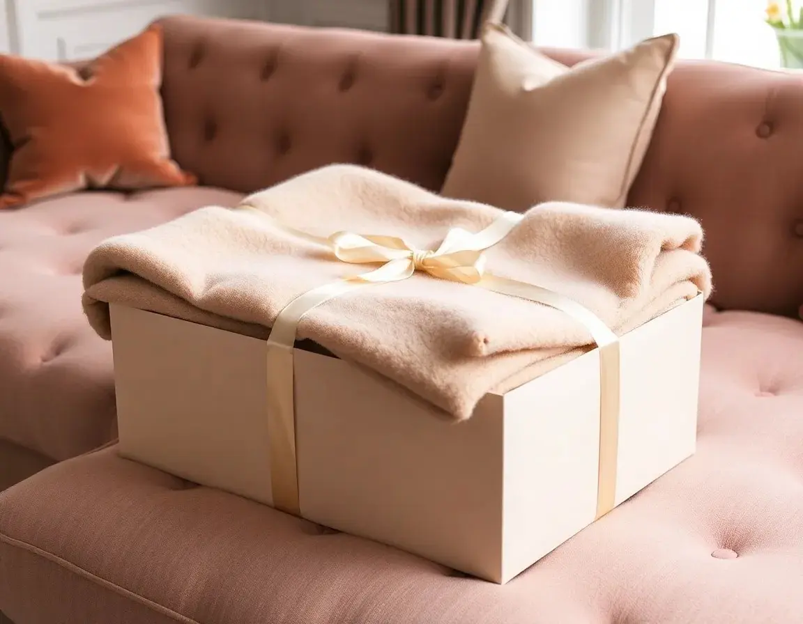 Decke aus reiner Kaschmirwolle