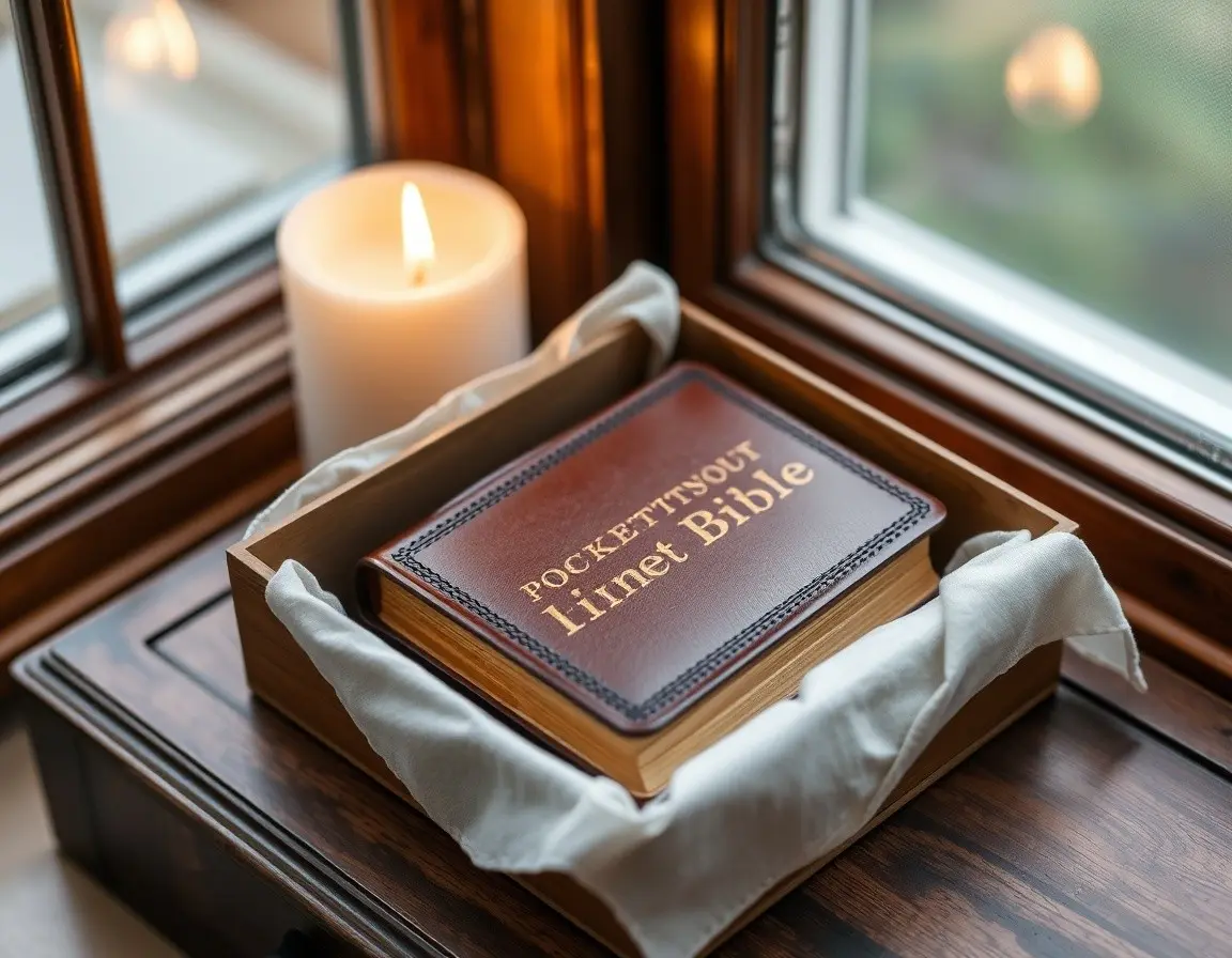 Pocket Bible with Fine Leather Binding