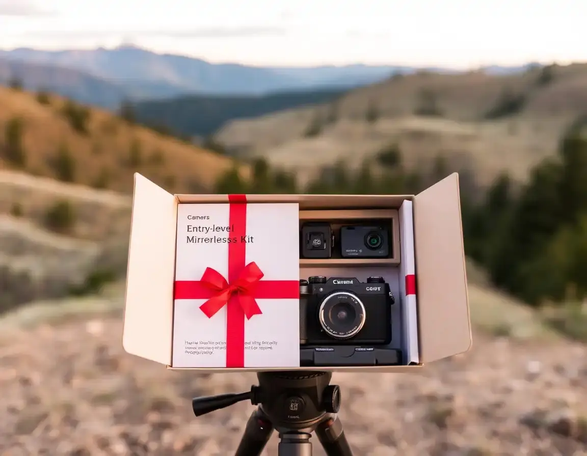 Spiegellose Kamera-Kit für Einsteiger