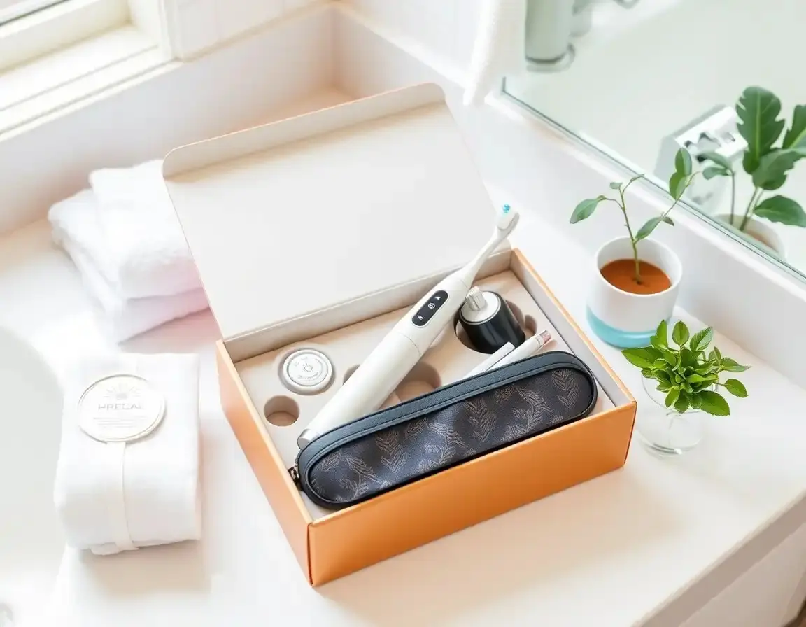 Elektrische Zahnbürste mit Reise-Case