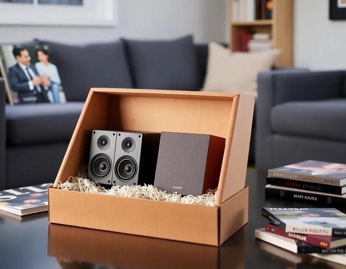 Kompakte Regal-Lautsprecher für das Zimmer