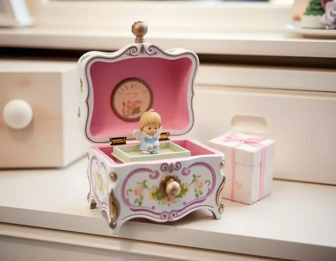 Erinnerungs-Spieldose als Kommunionsgeschenk