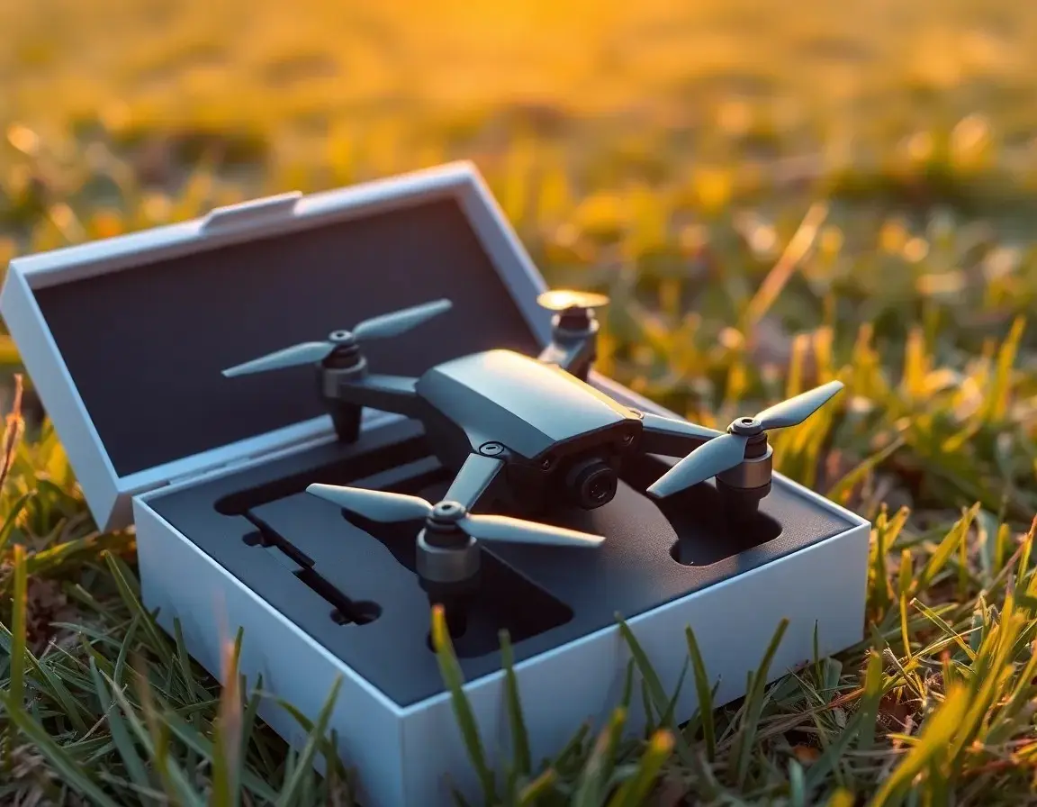 Mini-Drohne mit HD-Kamera und GPS als Geschenk