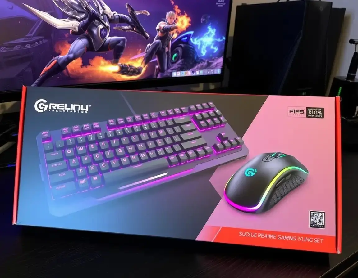 Mechanisches Gaming-Tastatur- und Maus-Set als Geschenk