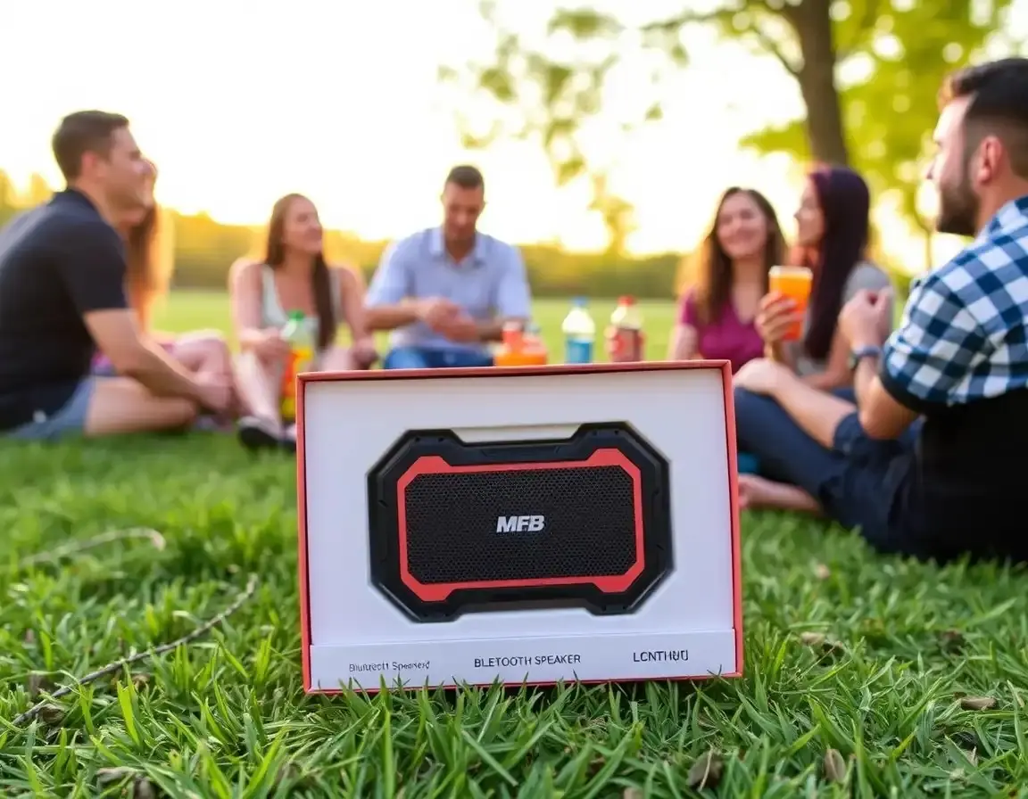 Tragbarer Bluetooth Lautsprecher für Draußen