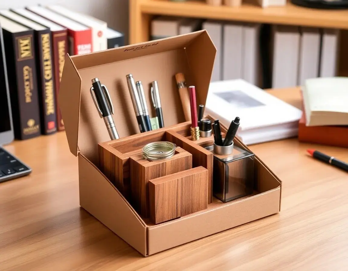 Hochwertiges Schreibtisch-Organizer-Set