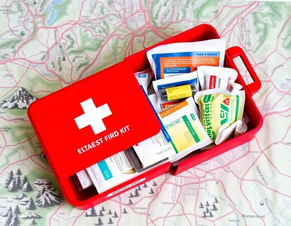 Kompaktes Reise-Erste-Hilfe-Set