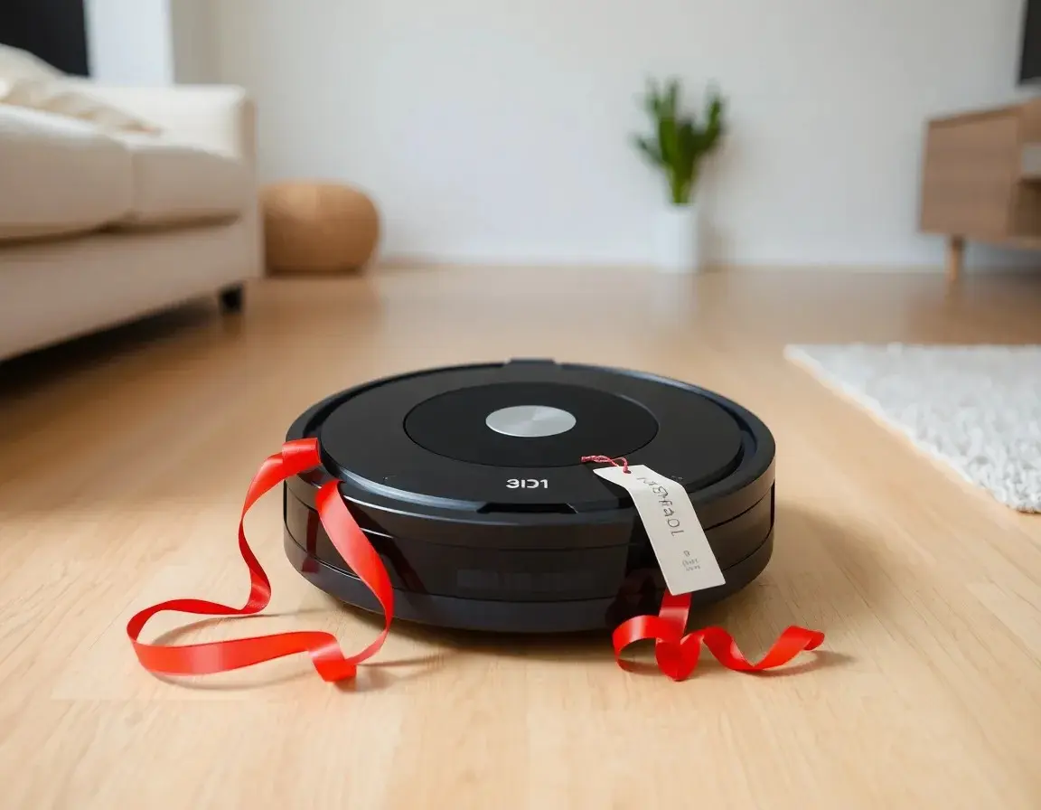 Smarter Roboter-Staubsauger und Wischmopp