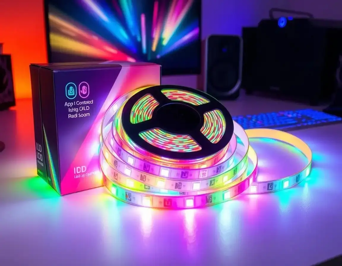 LED Strip Lichterkette mit App-Steuerung