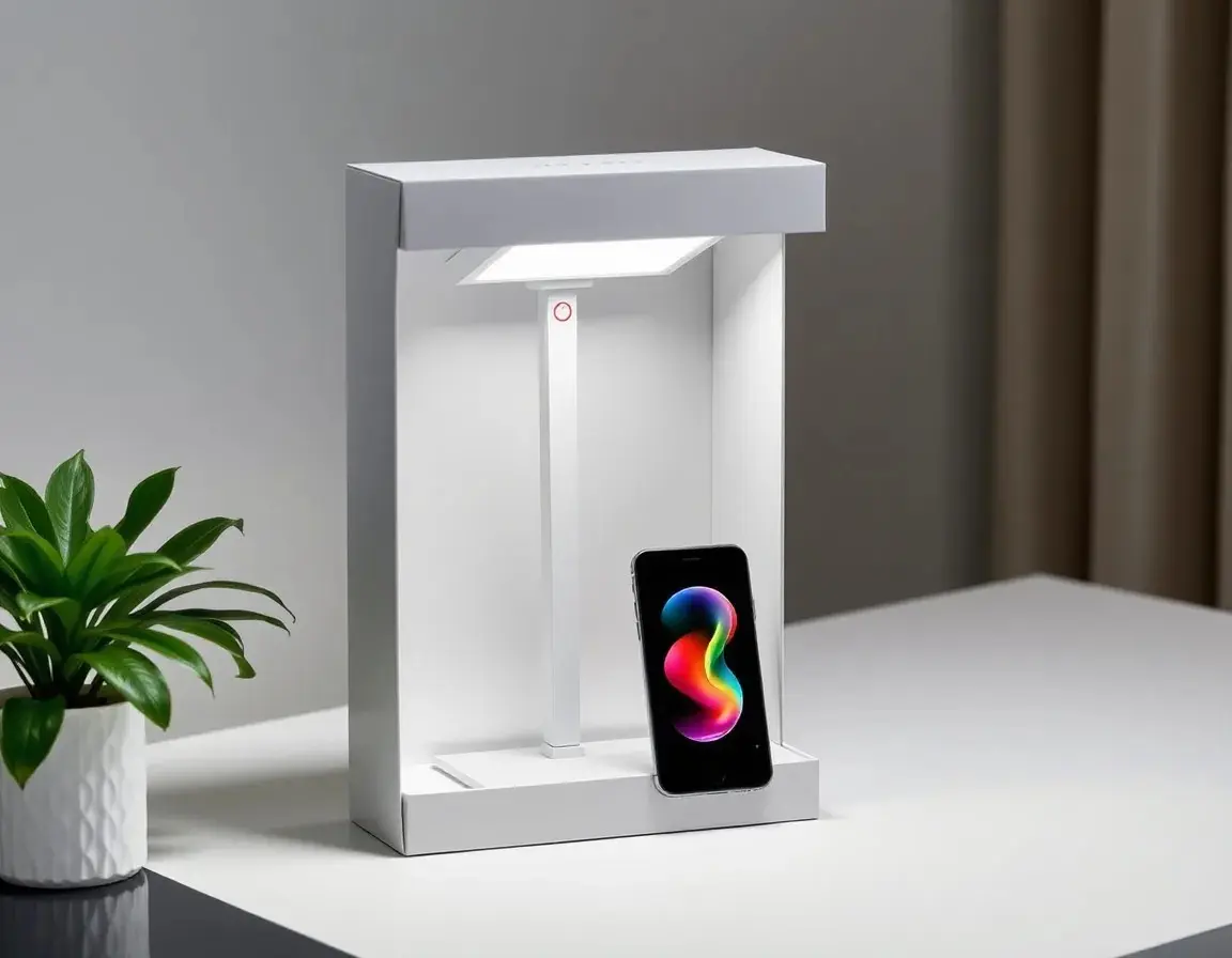 Smart LED Schreibtischlampe mit Wireless Charging