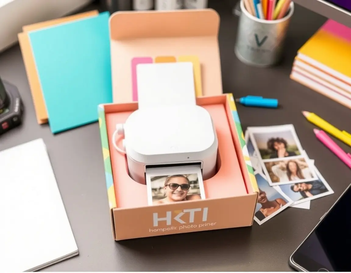 Portable Mini Photo Printer