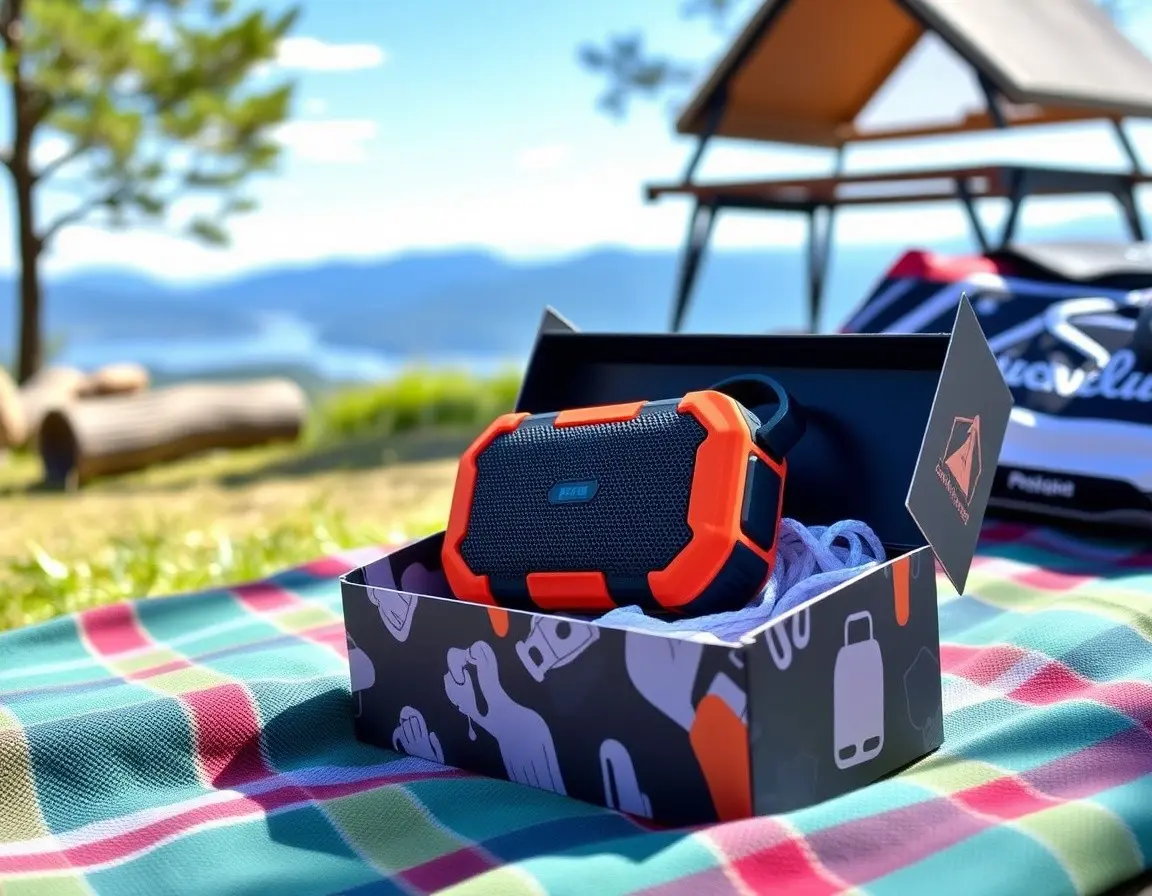 Tragbarer wasserdichter Bluetooth-Lautsprecher