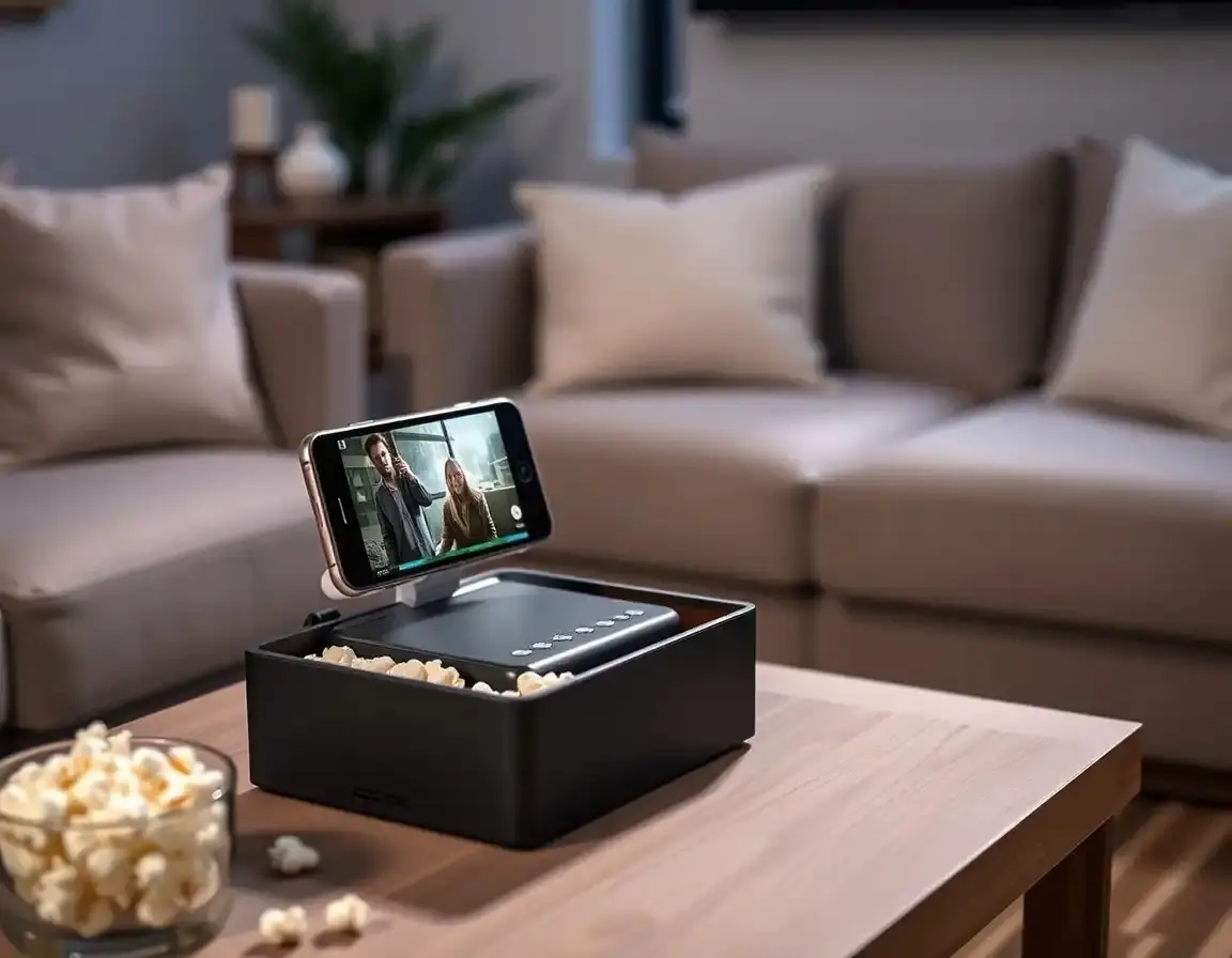 Mini-Projektor für Smartphone