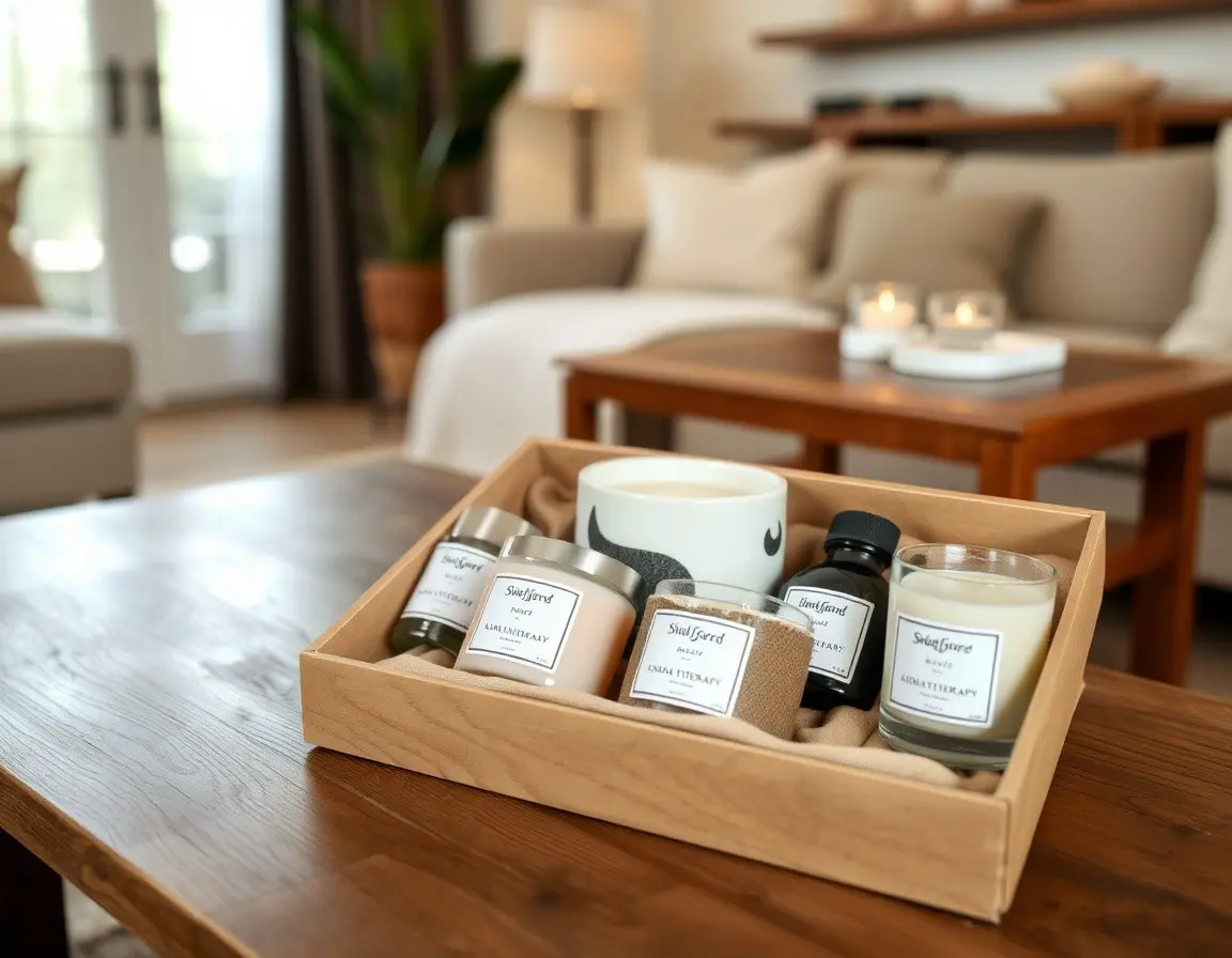Aromatherapy Candle Set with Holder