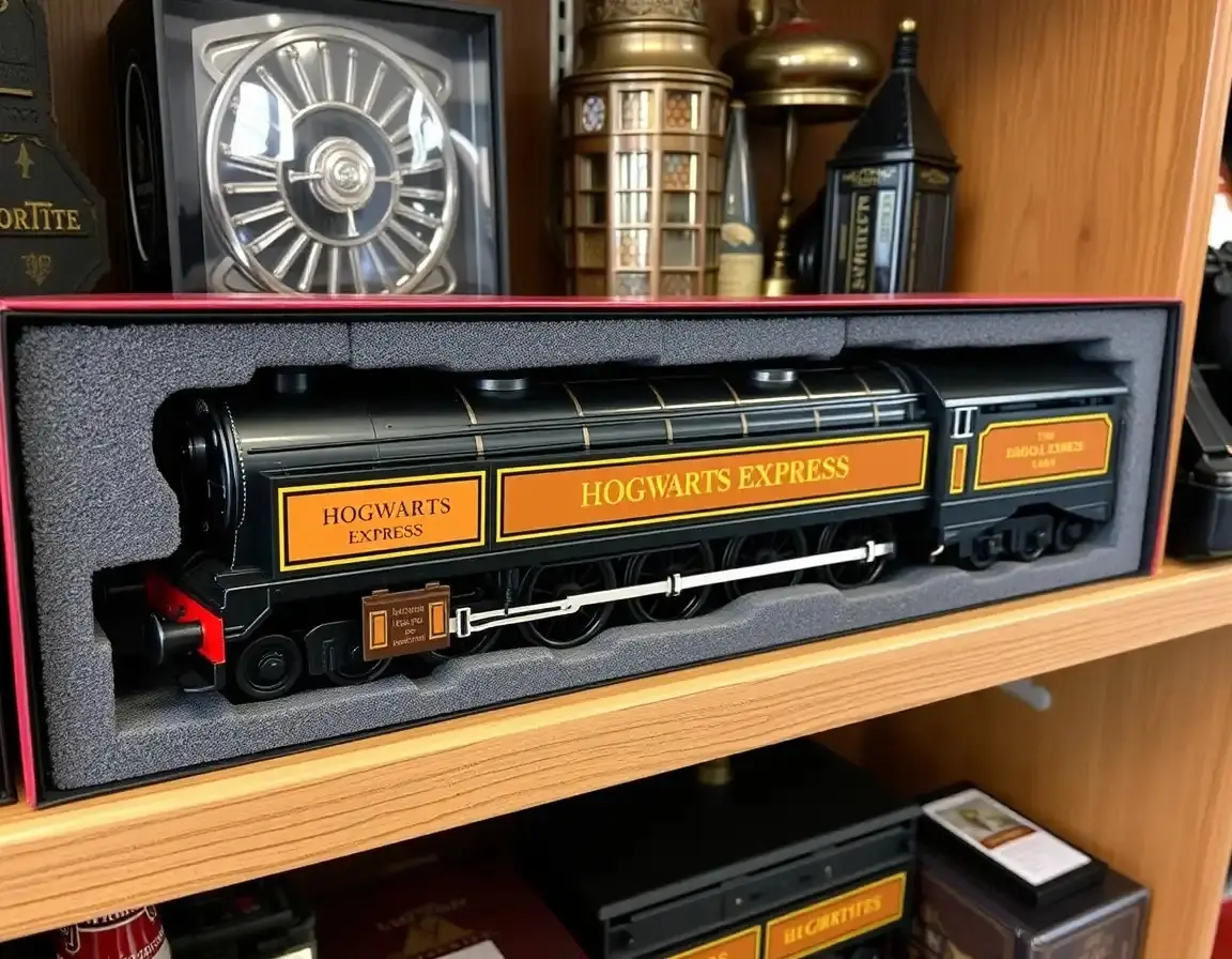 Detailliertes Modell des Hogwarts Express