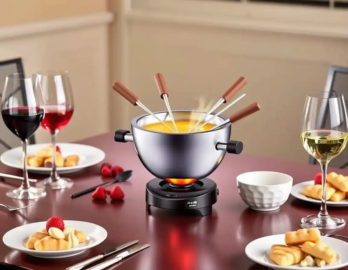 Premium Elektrisches Fondue-Set