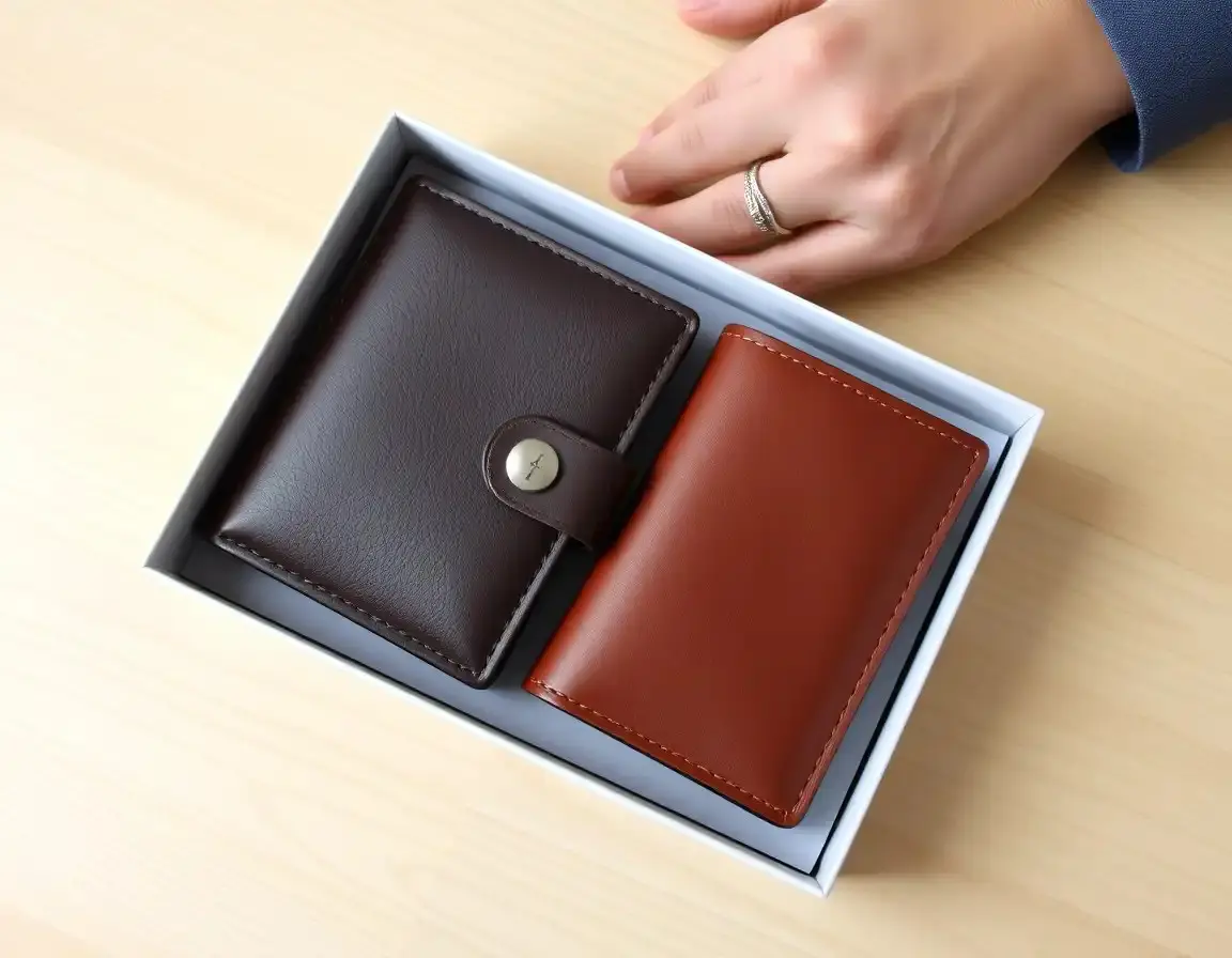 Passende Leder-Geldbörsen für Paare
