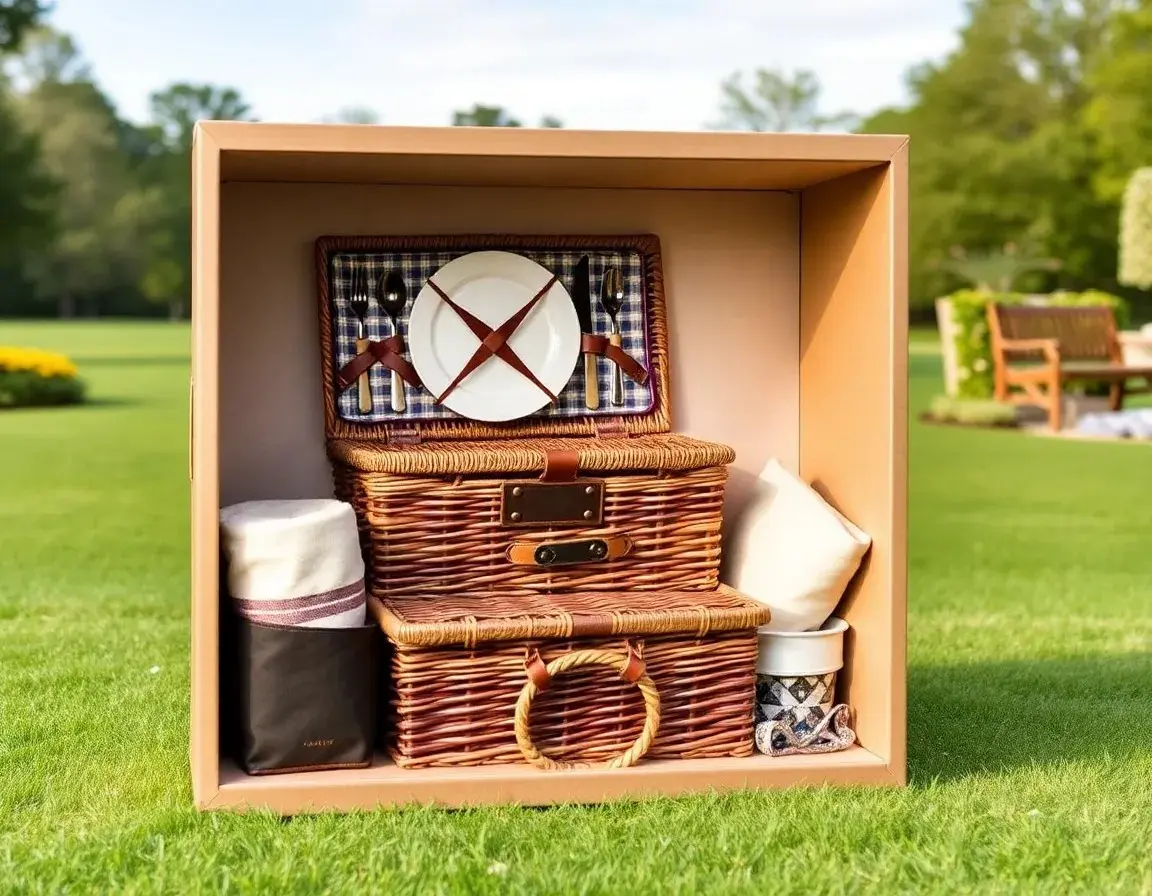 Hochwertiger isolierter Picknickkorb