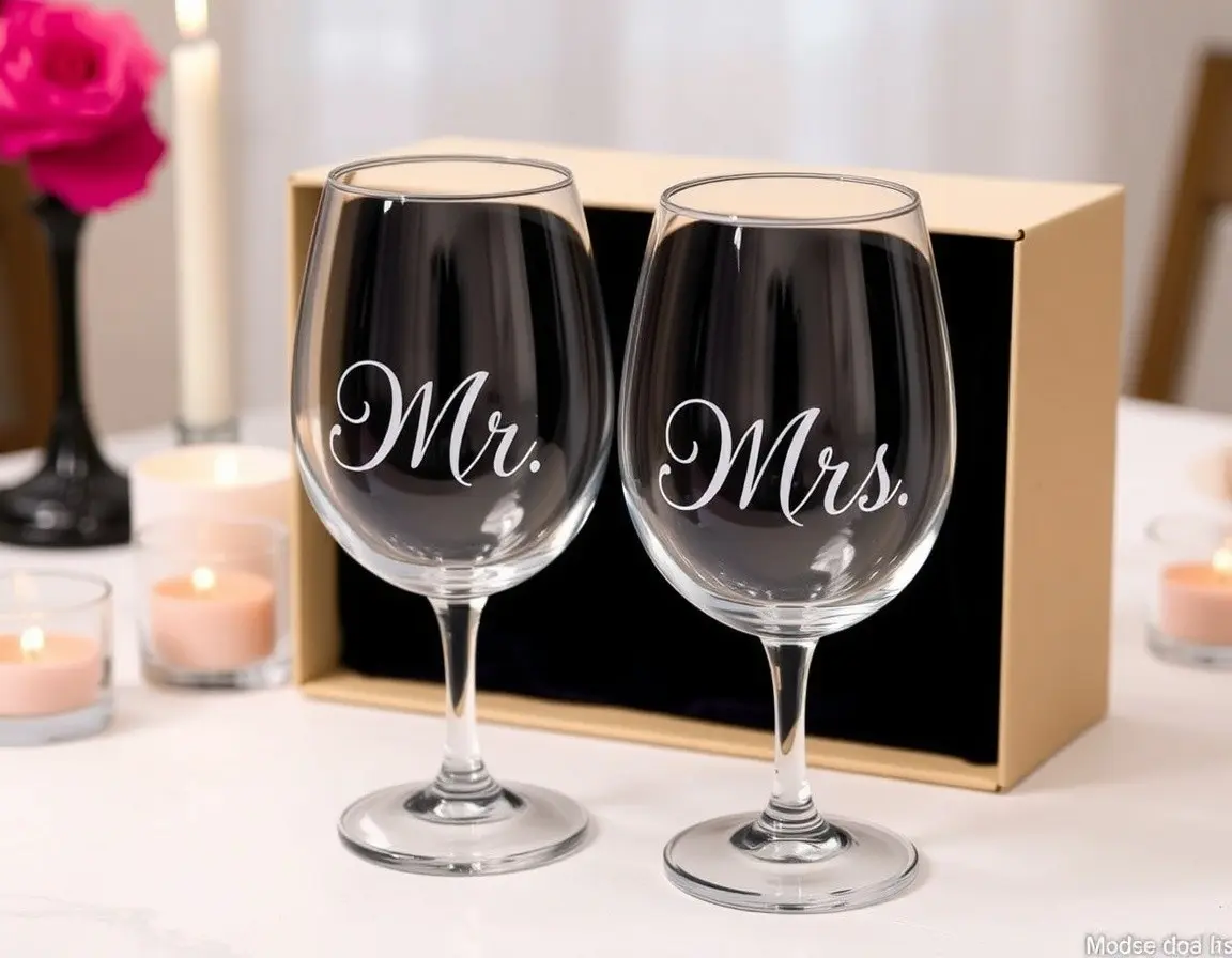 Design-Weingläser ohne Stiel