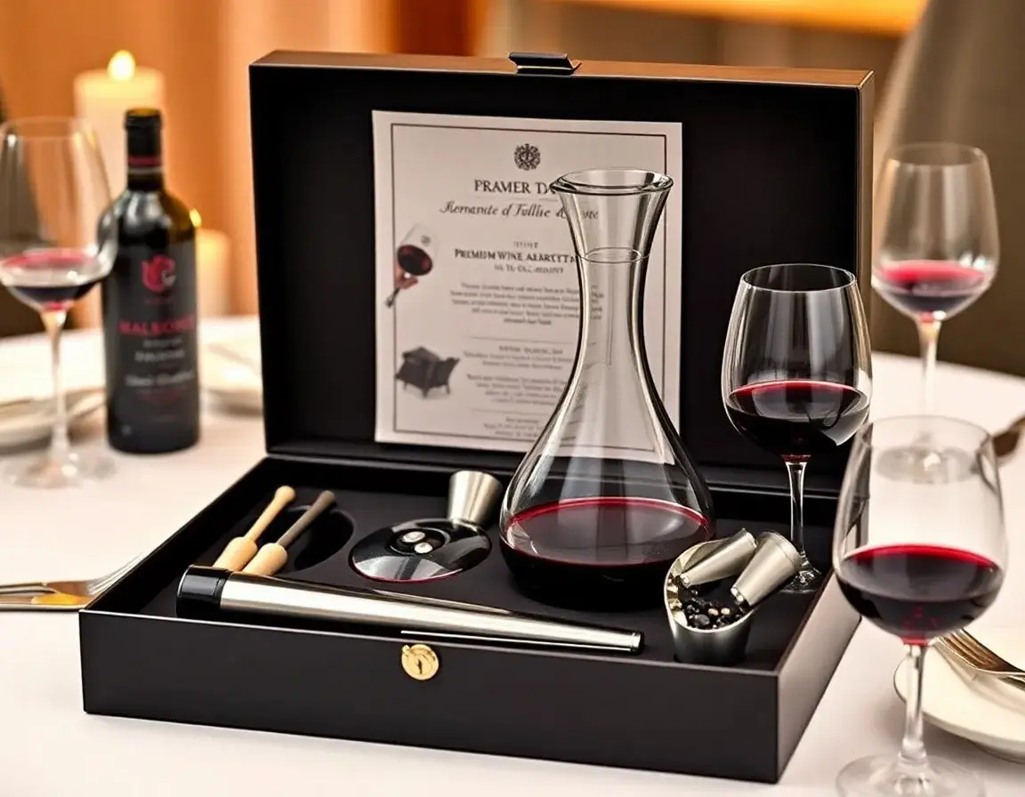 Premium Weinbelüfter Dekanter Set