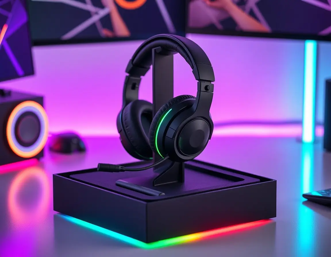 Ergonomisches Gaming Headset mit Ständer