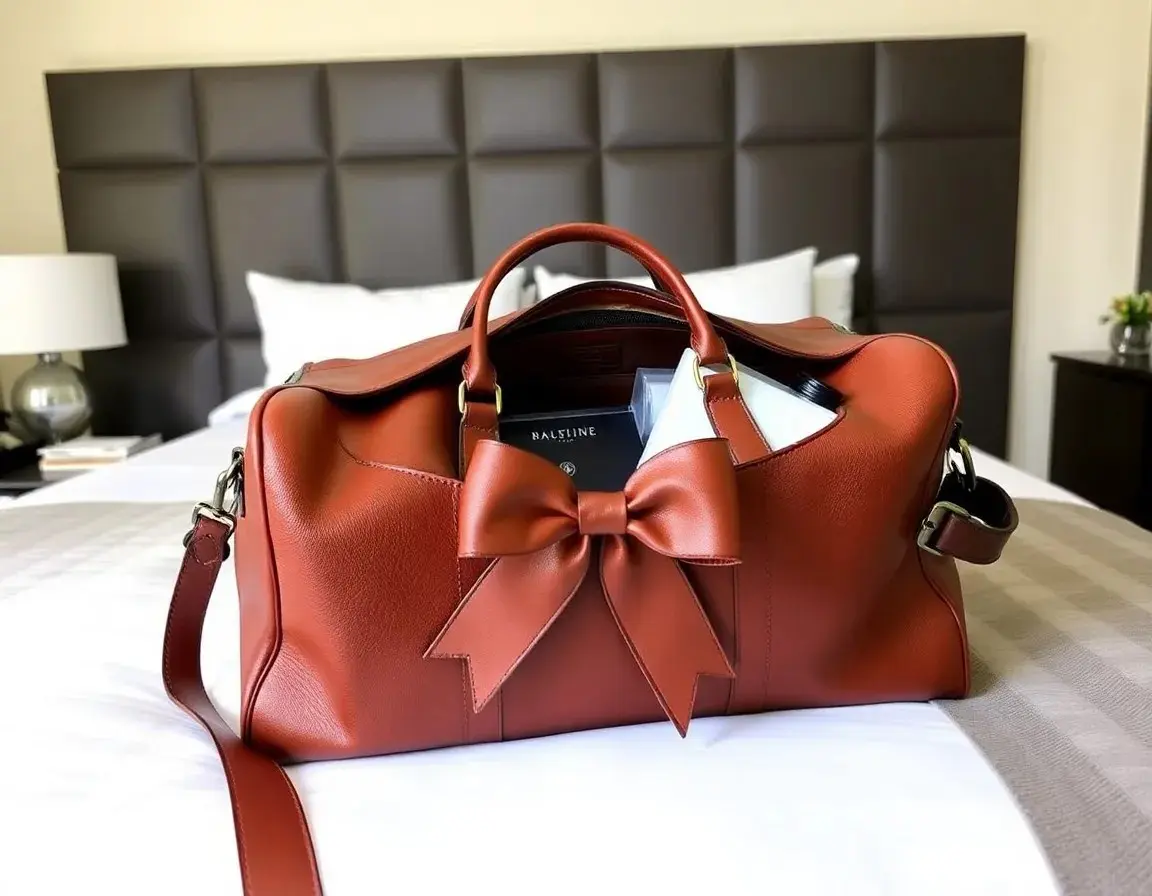 Echtleder Weekender Reisetasche