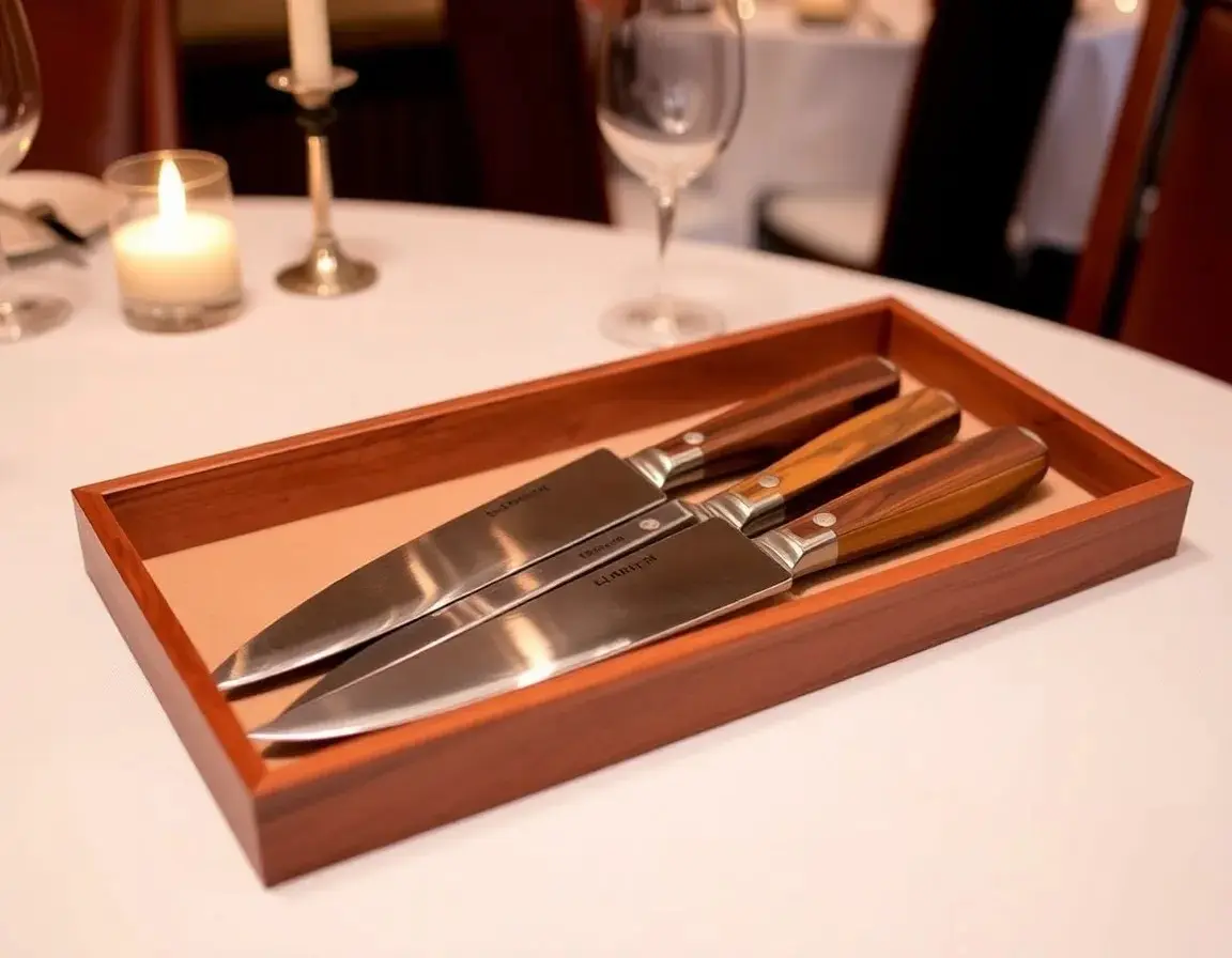 Deutsches Stahl Steakmesser Set