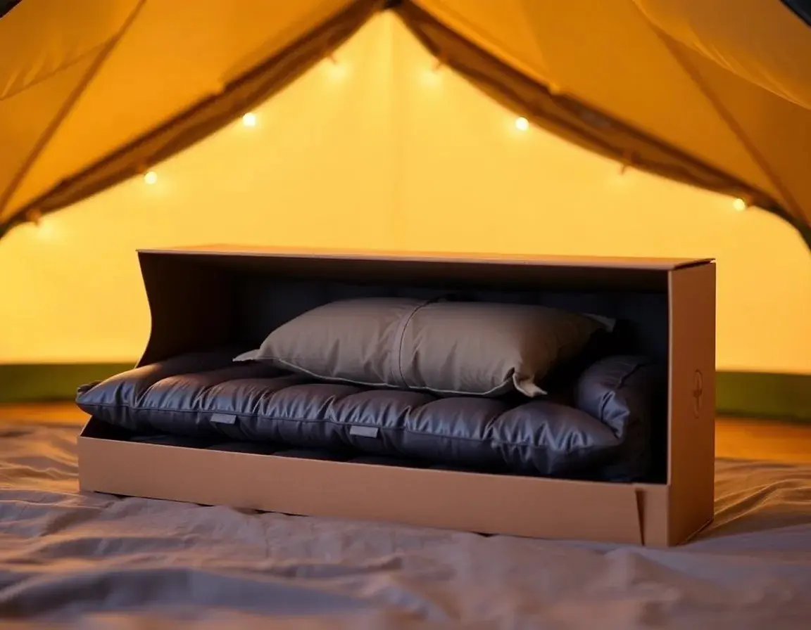 Inflatable Sleeping Pad with Pillow